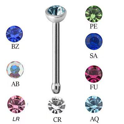 Nasenstecker aus Titan Zirconia